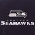 Seattle Seahawks - JH Design Reversible Fleece Jacket with Faux Leather Sleeves - Navy/White
