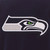 Seattle Seahawks - JH Design Reversible Fleece Jacket with Faux Leather Sleeves - Navy/White