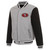 San Francisco 49ers Two Tone Reversible Fleece Jacket - Gray/Black