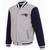 New England Patriots Two Tone Reversible Fleece Jacket - Gray/Navy