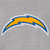 Los Angeles Chargers Two-Tone Reversible Fleece Jacket - Gray/Navy
