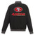 San Francisco 49ers Poly Twill Varsity Jacket - Black