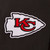 Kansas City Chiefs Wool & Leather Reversible Jacket Embroidered Logos - Black