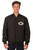 Green Bay Packers Wool & Leather Reversible Jacket Embroidered Logos - Black