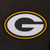 Green Bay Packers Wool & Leather Reversible Jacket Embroidered Logos - Black