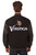 NFL Minnesota Vikings  JH Design  Wool & Leather Reversible Jacket w/ Embroidered Logos - Black NFL Minnesota Vikings  JH Design  Wool & Leather Reversible Jacket w/ Embroidered Logos - Black