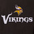 NFL Minnesota Vikings  JH Design  Wool & Leather Reversible Jacket w/ Embroidered Logos - Black NFL Minnesota Vikings  JH Design  Wool & Leather Reversible Jacket w/ Embroidered Logos - Black