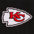 Kansas City Chiefs Wool Reversible Jacket Embroidered Logos - Black