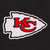 Kansas City Chiefs Wool Reversible Jacket Embroidered Logos - Black