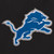 Detroit Lions  Reversible Wool Jacket  Embroidered Logos - Black