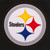 NFL Pittsburgh Steelers  JH Design Wool  Reversible Jacket w/ Embroidered Logos - Black NFL Pittsburgh Steelers  JH Design Wool  Reversible Jacket w/ Embroidered Logos - Black