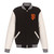 San Francisco Giants - JH Design Reversible Fleece Jacket with Faux Leather Sleeves - Black/White
