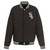 Chicago White Sox JH Design Reversible Fleece Jacket with Faux Leather Sleeves  Black/White
