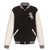 Chicago White Sox JH Design Reversible Fleece Jacket with Faux Leather Sleeves  Black/White