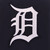 Detroit Tigers - JH Design Reversible Fleece Jacket with Faux Leather Sleeves - Navy/White Detroit Tigers - JH Design Reversible Fleece Jacket with Faux Leather Sleeves - Navy/White