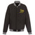 Oakland Athletics - JH Design Reversible Fleece Jacket with Faux Leather Sleeves - Black/White