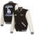 Los Angeles Dodgers JH Design 2024 World Series Champions Reversible Fleece & Faux Leather Full-Snap Jacket - Black /White
