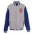 New York Mets JH Design  Two-Tone Reversible Fleece Jacket - Gray/Royal