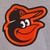 Baltimore Orioles JH Design Two-Tone Reversible Fleece Jacket - Gray/Black