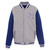 MLB Kansas City Royals  JH Design Two-Tone Reversible Fleece Jacket - Gray/Royal
