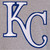 MLB Kansas City Royals  JH Design Two Tone Reversible Fleece Jacket - Gray/Royal