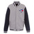 Toronto Blue Jays JH Design Two-Tone Reversible Fleece Jacket - Gray/Navy