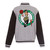 Boston Celtics JH Design  Two-Tone Reversible Fleece Jacket - Gray/Black