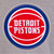 Detroit Pistons JH Design Two-Tone Reversible Fleece Jacket  Gray/Royal