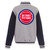 Detroit Pistons JH Design Two-Tone Reversible Fleece Jacket  Gray/Navy
