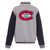 NHL Montreal Canadiens JH Design  Two-Tone Reversible Fleece Jacket - Gray/Navy