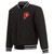 Philadelphia Phillies Wool Jacket Front Vintage Logos  Black  JH Design