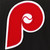 Philadelphia Phillies Wool Jacket Front Vintage Logos  Black  JH Design