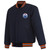 Edmonton Oilers Reversible Wool Jacket  Embroidered Logos - JH Design  Navy