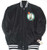 Boston Celtics Reversible Commemorative Wool Jacket - Embroidered Logos JH Design - Black