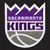 Sacramento Kings Reversible Wool Jacket Embroidered Logos JH Design Black