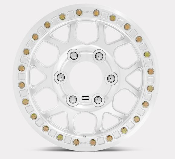 KMC KM44479080512N KM444 Mesa Forged Beadlock 17x9 8x6.5 Machined