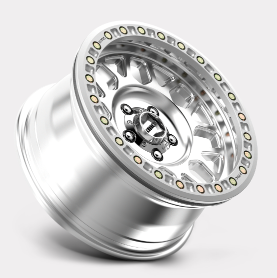 KMC KM23478580500 Grenade Desert Beadlock 17x8.5 8x6.5 Machined