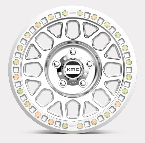 KMC Wheels KM23478580500 KM234 Grenade Desert Beadlock 17x8.5 8x6.5 in Machined KMC Wheels KM23478580500 KM234 Grenade Desert Beadlock 17x8.5 8x6.5 in Machined