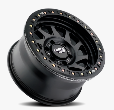 Dirty Life 9313 Enigma Race Beadlock 17x9 in Matte Black