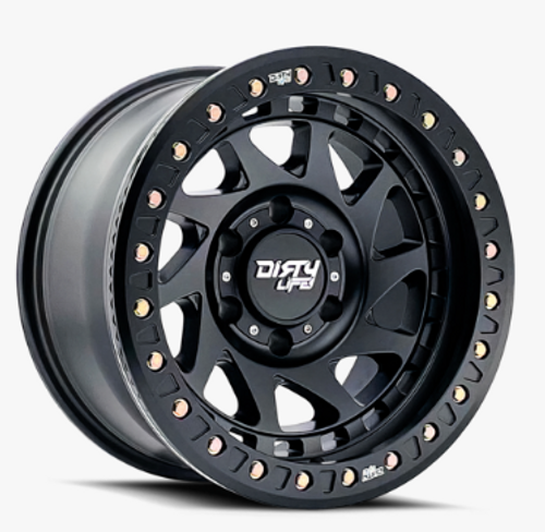 Dirty Life 9313-7973MB38 9313 Enigma Race Beadlock 17x9 5x5 in Matte Black