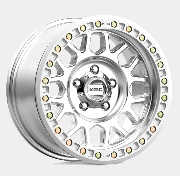 KMC KM23478580500 Grenade Desert Beadlock 17x8.5 8x6.5 Machined
