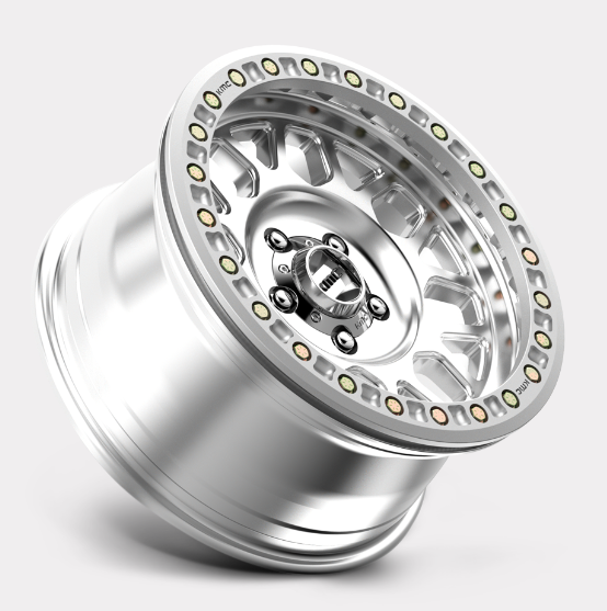 KMC KM23478580500 Grenade Desert Beadlock 17x8.5 8x6.5 Machined