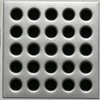 Ebbe Drain Grate - Satin Nickel