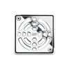 Drain Grate Kit 4" Chrome