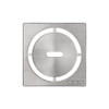 Pure Drain Grate Kit 4" Brushed Stainless Steel