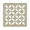 Floral Drain Grate Kit 4" Cream