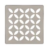 Floral Drain Grate Kit 4" Stone Grey