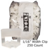 HD Clips: 1/16" joint, 1/8"-1/2" Tile, Bag of 250 pcs
