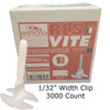 3000 Clip 1/32" joint size (1/8" to 5/8" tile thickness)