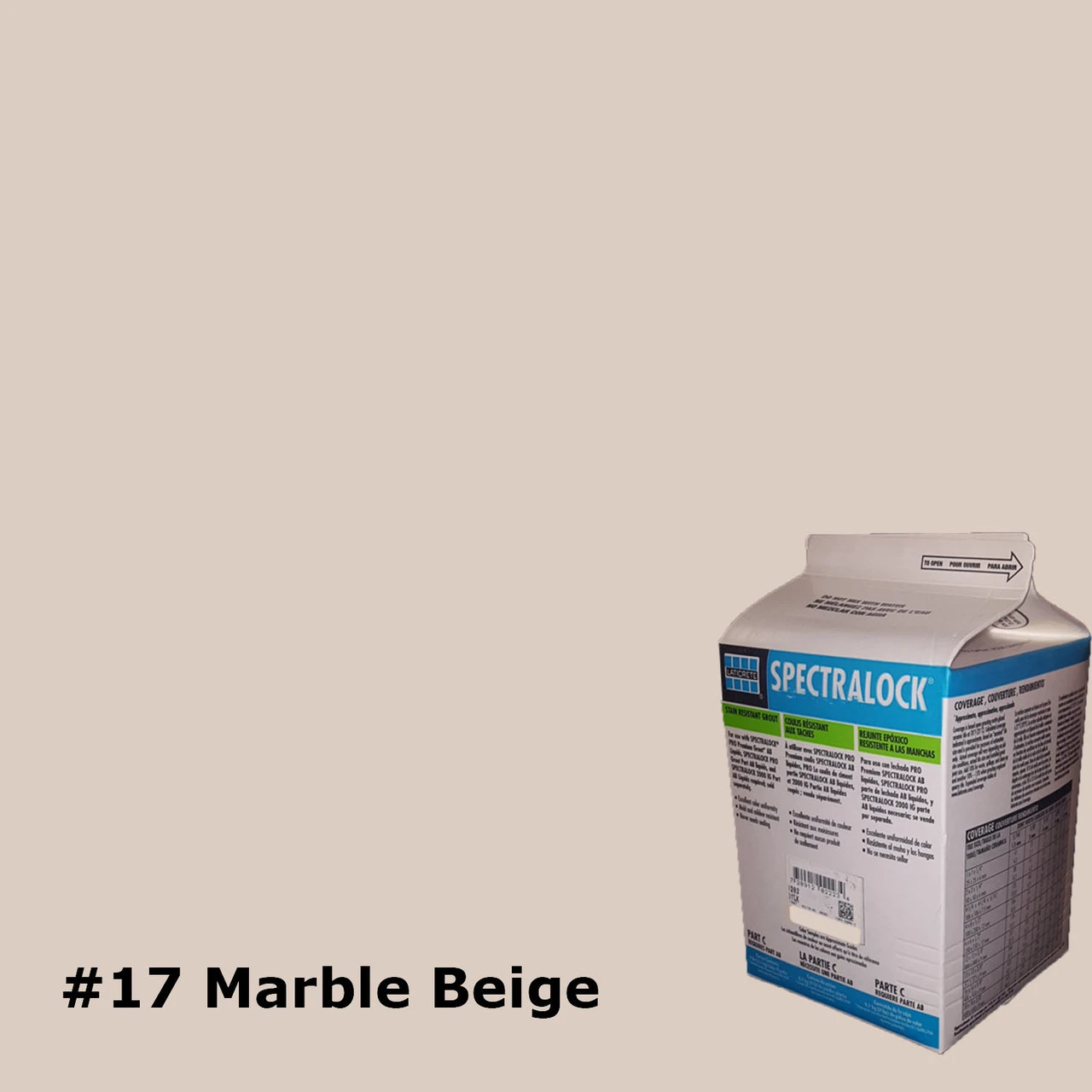 Spectralock Epoxy Part C #17 Marble Beige 9 Lbs.